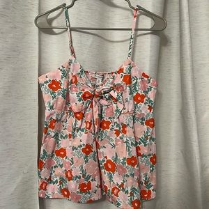 Spaghetti strap flowy top